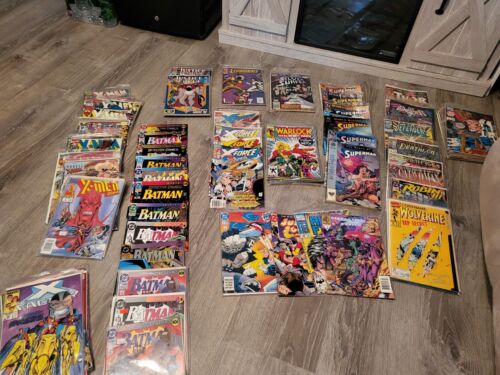 Lot of 100 Comic Books Marvel & DC- Batman, Superman, X-MEN, Thor, Etc - Picture 1 of 11