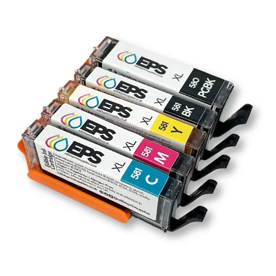 EPS Filled Edible Ink Cartridges for Canon Printer TS705(a)-(CLI-580 / PGI-581) - Image 1 of 3