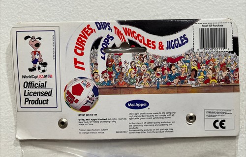 "VINTAGE 1994 COPPA DEL MONDO USA MEL APPEL KNUCKLEHEAD ""BAD"" BOUNCERS PALLONE DA CALCIO 9"" - Foto 8 di 10
