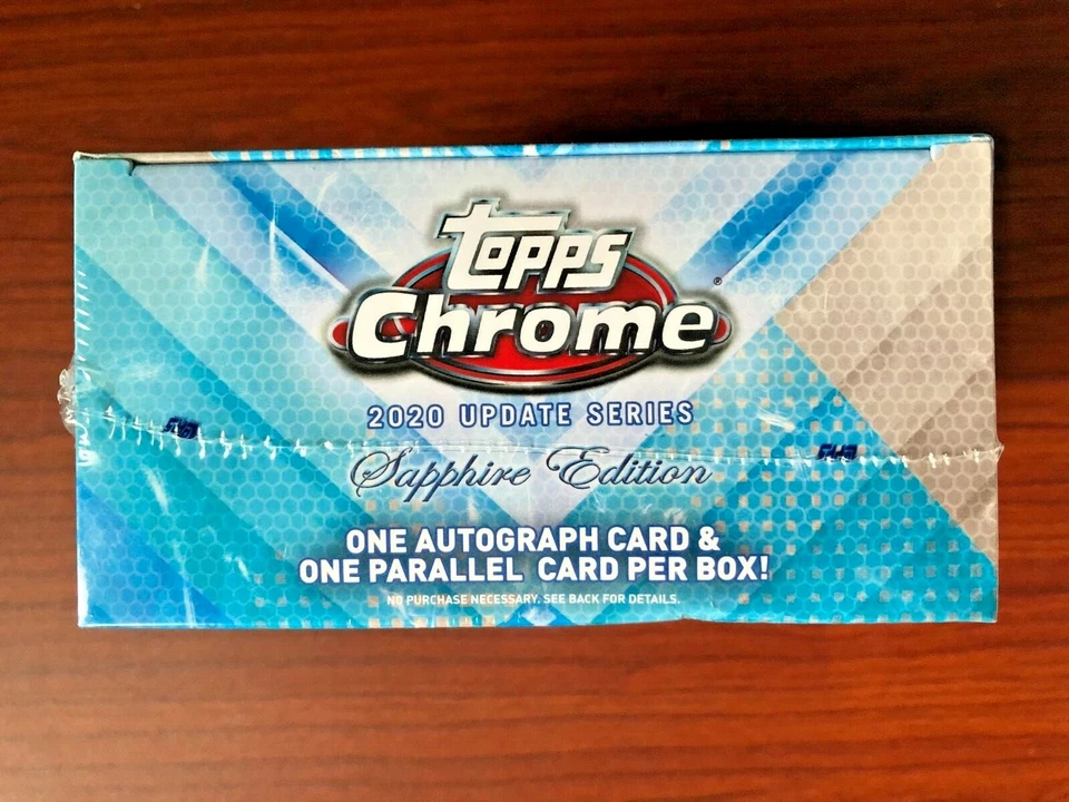 2020 Topps Chrome Update Baseball Sapphire Edition Hobby Box - 1 AUTO - Image 4 of 4