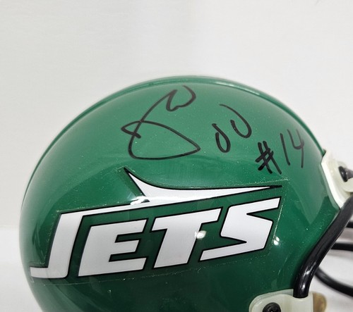 Neil O'Donnell Signed Mini Helmet New York Jets NFL Riddell - Picture 2 of 12