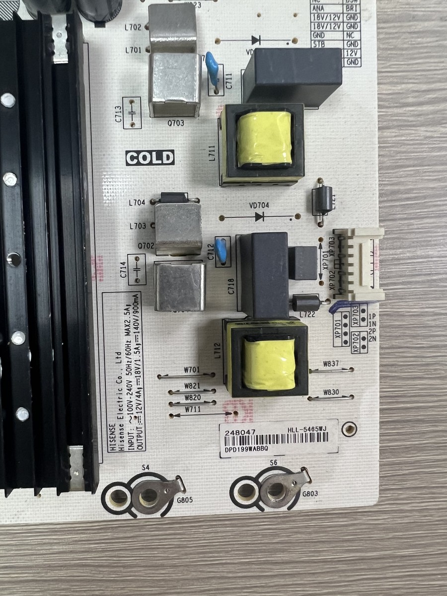 Original Power Board (RSAG7.820.8788/ROH) 248047 For Hisense 65