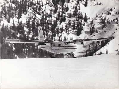 Original Pressefoto Luftfahrt Air Alpes DHC-6 Twin Otter Serie 100 vor 1974 (4)