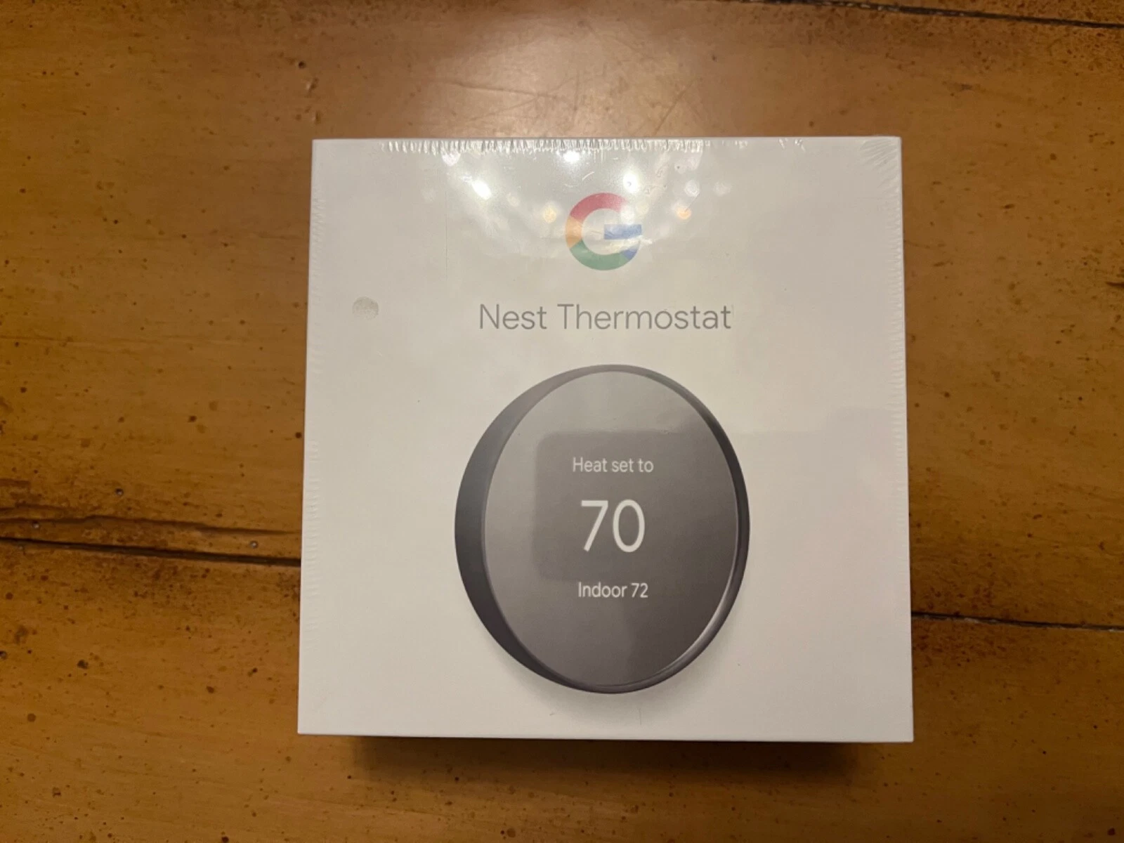 Google Nest Smart Thermostat, Charcoal - GA02081-US Open Box