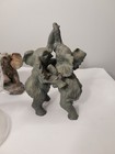 Lot of 8 Elephant Figurines, Wood, Porcelain, Crystal, Resin etc. — photo 4