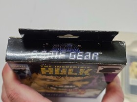 THE INCREDIBLE HULK Sega Game Gear gamegear Complete In Box CIB USA