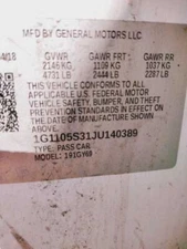 Crossmember/K-Frame Front Opt NJ1 Fits 15-19 IMPALA 148728