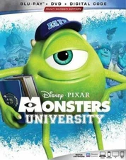 Monsters University Blu Ray, DVD and Digital Brand New Free Ship w/slipcover