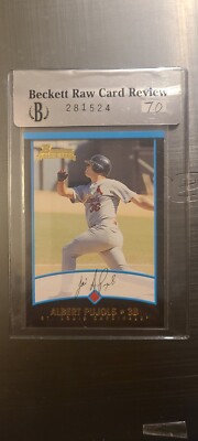 2001 Bowman #264 Albert Pujols Rookie St. Louis Cardinals 704 HRs