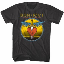 Bon Jovi You Give Love a Bad Name Men's T Shirt Rock Band Album Tour Music Merch