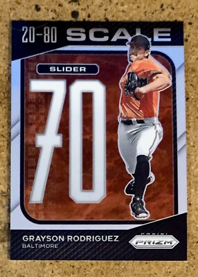 2023 Panini Prizm Baseball 20-80 Scale Grayson Rodriguez SC16 Baltimore Orioles
