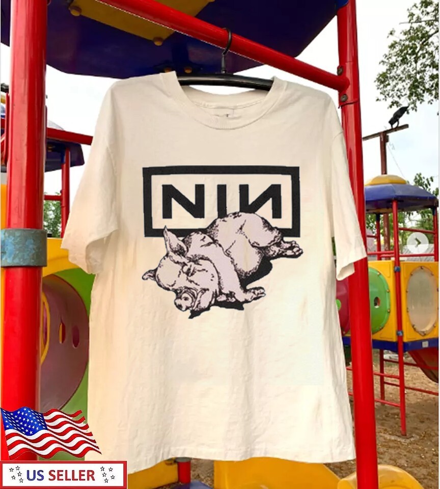洋楽 Nine Inch Nails -> Piggy (promo) rare!!! Welcome x Nine Inch Nails Piggy Bone T-Shirt | MainPlace Mall