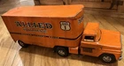 Tonka Allied Van Lines Semi Moving Truck 1960's Era Pressed Steel Vimtage Toy