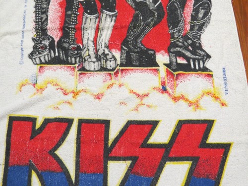 KISS TOWEL 1977 OFFICIAL AUCOIN BEAUTIFUL! - Bild 6 von 15