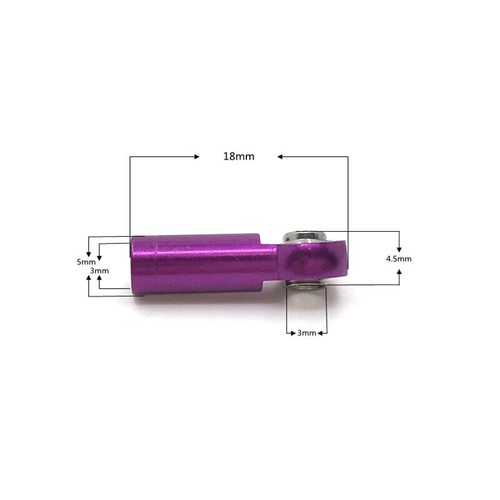 Alloy Rod End Left &Right Hand Thread M3 For 1/10 1/8 1/14 1/16 RC Car Track HSP - Picture 2 of 11