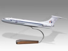 Vickers VC-10 RAF C1 XV109 Desk Wood Airplane New Model Small Scale 1/130