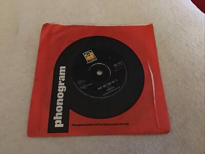 Stretch - Why Did You Do It - 7  Vinyl Single Record 1975