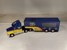 SUNOCO Racing Team Trailer Truck 1997 Ultra 94 NASCAR Racer Toy  SCRATCHES MARKS