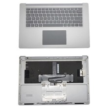 New 15" Palmrest Keyboard Touchpad Silver For Microsoft Surface Laptop 3 1873 US