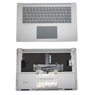 15'' Silver Palmrest Upper Case Keyboard Touchpad For Microsoft Surface 3 1873