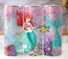 Ariel Mermaid 20oz Tumbler - Insulated Stainless Steel Mug