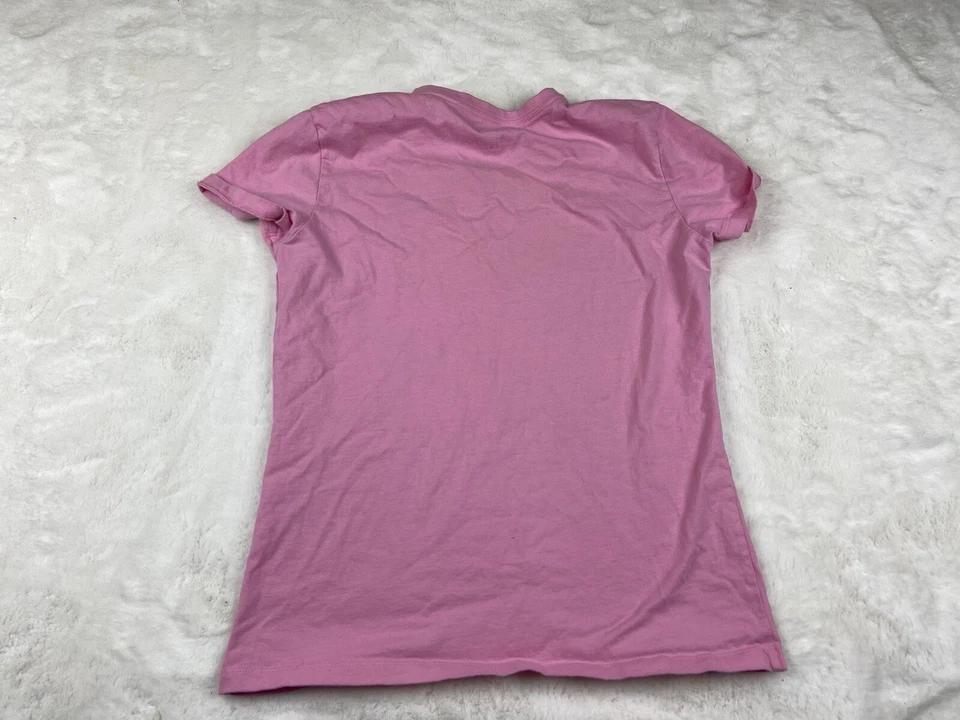 Camiseta activa manga corta cuello en V REEBOK Juniors rosa talla L Foto 3 de 3