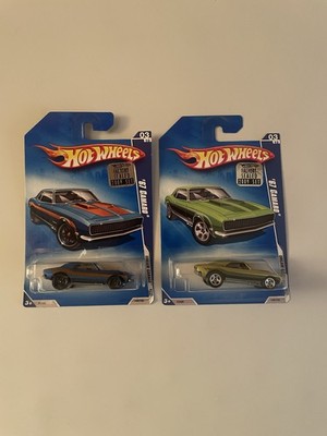 Hot Wheels 2009 Factory Sealed Set  67 Camaro - Lot Of 2 Color Variations