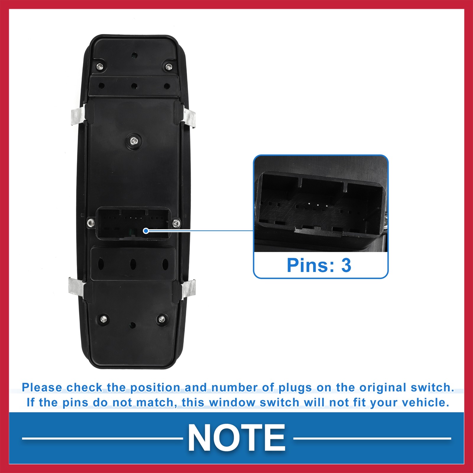 Front Left Driver Side Power Window Switch fit for Maserati