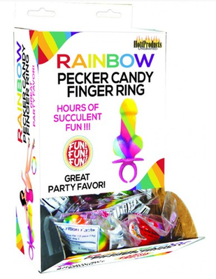 #ad Hott Products Rainbow Pecker Candy Finger Ring Hp Htp2607D $28.64