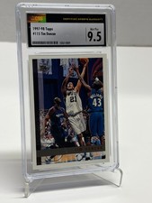 1997-98 Topps Tim Duncan # 115 Rookie Card CSG 9.5 Mint Plus. rookie card picture