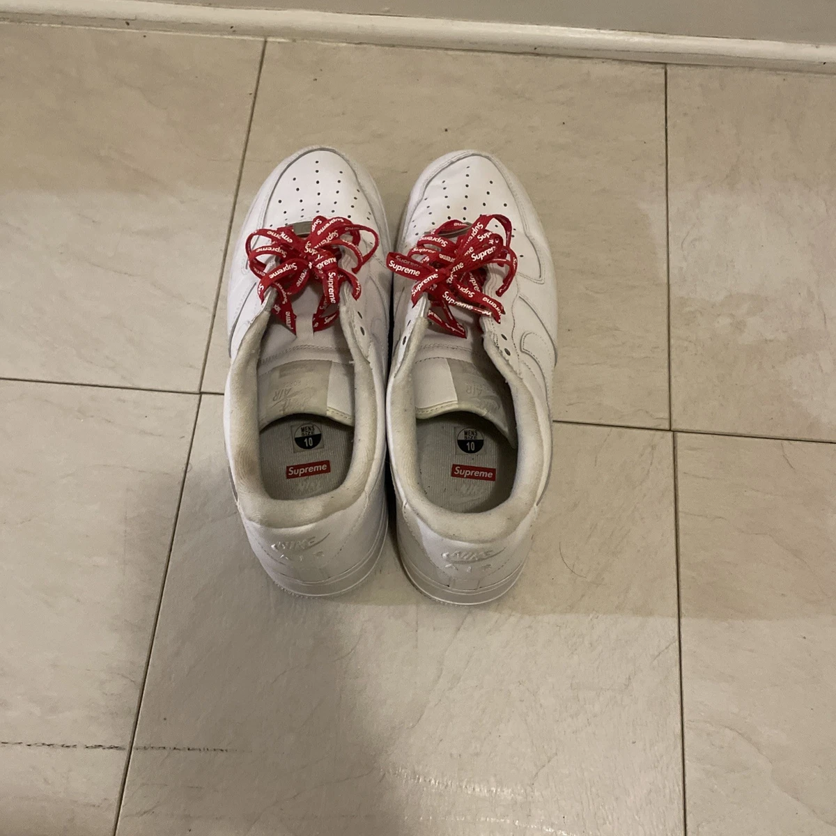 Las mejores ofertas en Nike Air Force 1 Supreme White | eBay