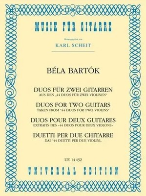 Duos for Guitar Duet | Béla Bartók | Buch | Universal Edition