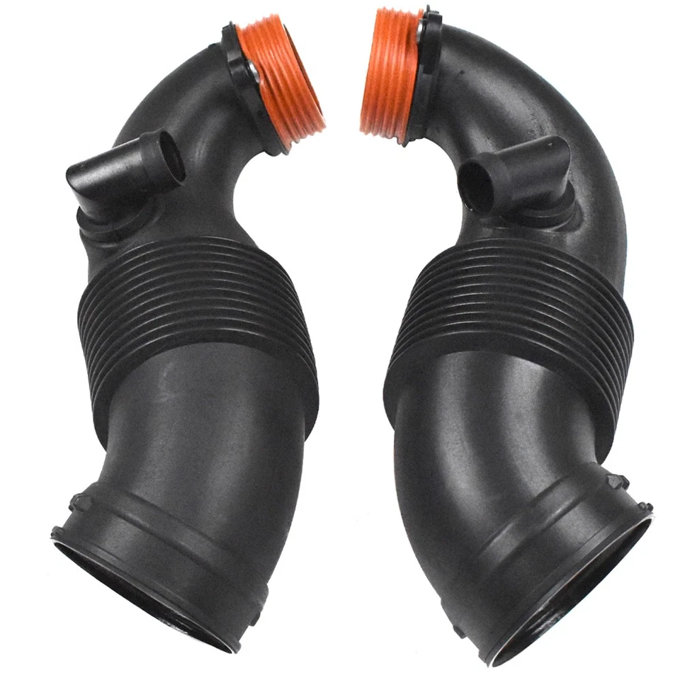 LEFT & RIGHT Air Intake Boot Pipe For 2014-2018 BMW X5 & 2015-2019 BMW X6 - Image 3 of 4