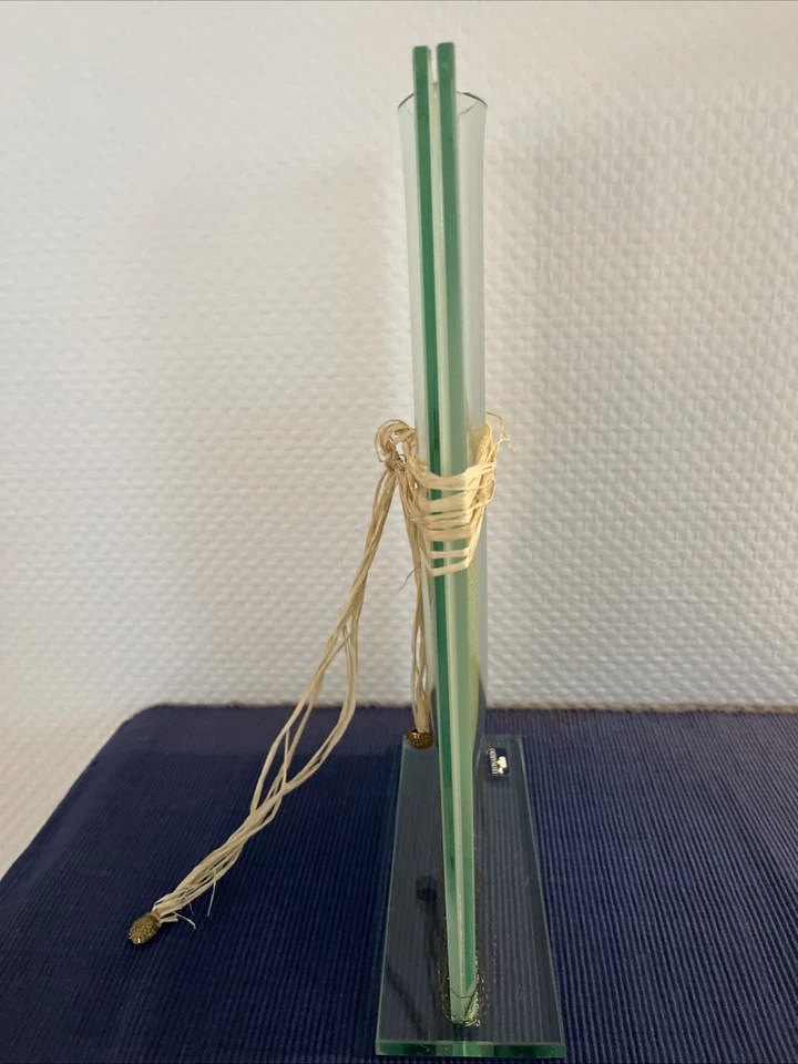 Vase Leonardo, aus Glas, moderne Form, 33 x 18 cm - Bild 3 von 4