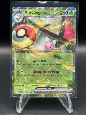 Amoonguss ex 011/159 Sv09: Journey Together Holo Pokemon TCG card rare English 