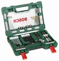 Bosch V-Line Box, Bohrer- Und Bit-Set, 83-Teilig, Led-Taschenlampe, Rollgabelsch