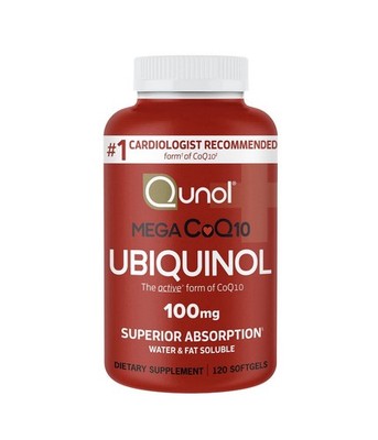 Qunol Mega CoQ10 Ubiquinol 100 mg., 120 Softgels, exp 5/28 or better