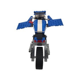 LEGO Creator 6747 Race Rider Blue Bike INCOMPLETE MISSING PIECES RETIRED