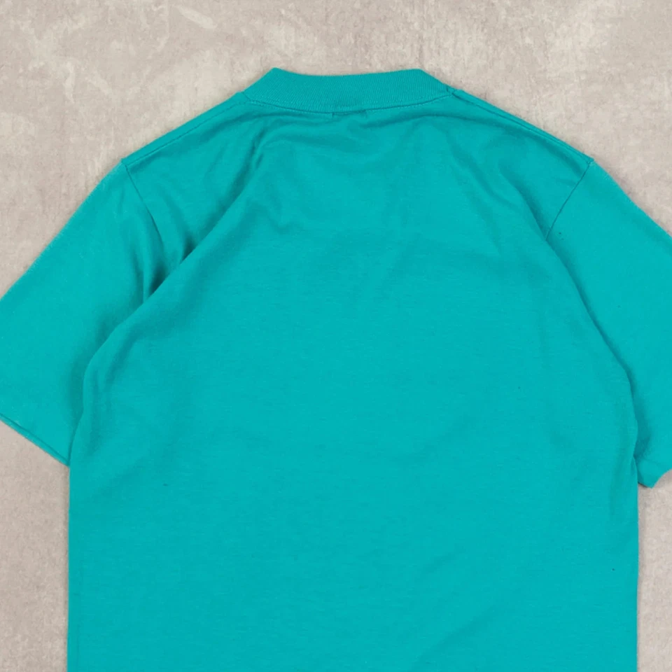 Jerzees Vintage 80s Broadway Dance Center Graphic T-Shirt S Women's Turquoise - Image 4 of 4