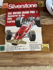 6 Posters 1969 Vintage Grand Prix Test print originals!