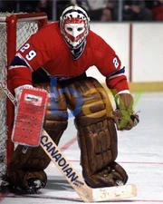 Ken Dryden in Net Stance Montreal Canadiens 8x10 NHL Hockey Photo