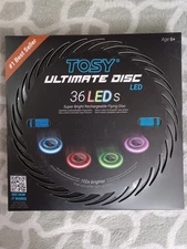 TOSY Flying Disc 36 Led HIGH Bright Smart Auto Light Up Rechargeable Waterproof