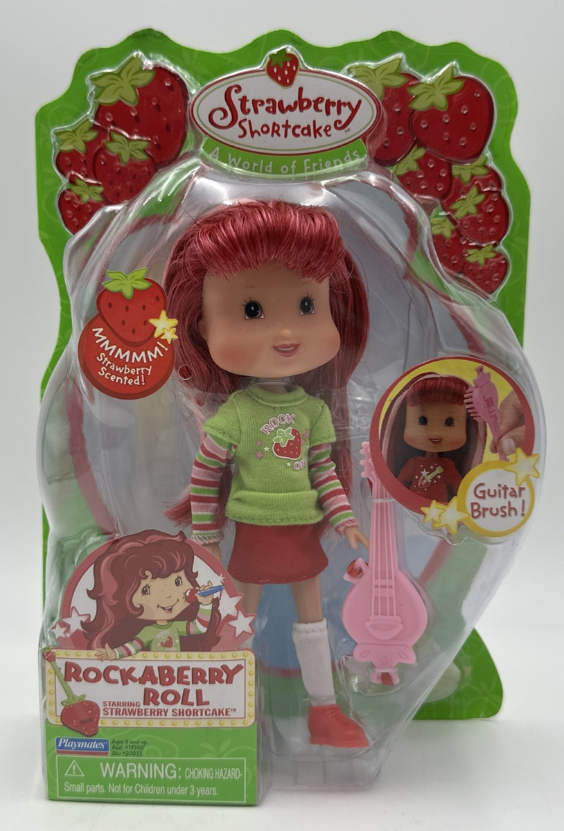 Strawberry Shortcake Doll Rockaberry Roll w/ Guitar Brush