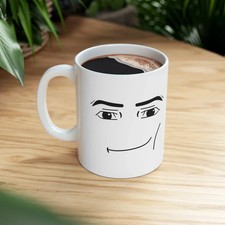 Roblox Face Mug Gamer Coffee Cup Gift