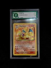 Carta Pokèmon Charizard set base 4/102 ITA rara Graad 2 Tcg Holo Rara