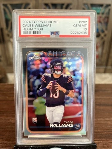 2024 Topps Chrome - Rookies Caleb Williams #202 Refractor (RC) 🔥🔥Bears