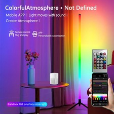 Intelligente RGB Stehlampe LED Musik- und App-Steuerung Modern