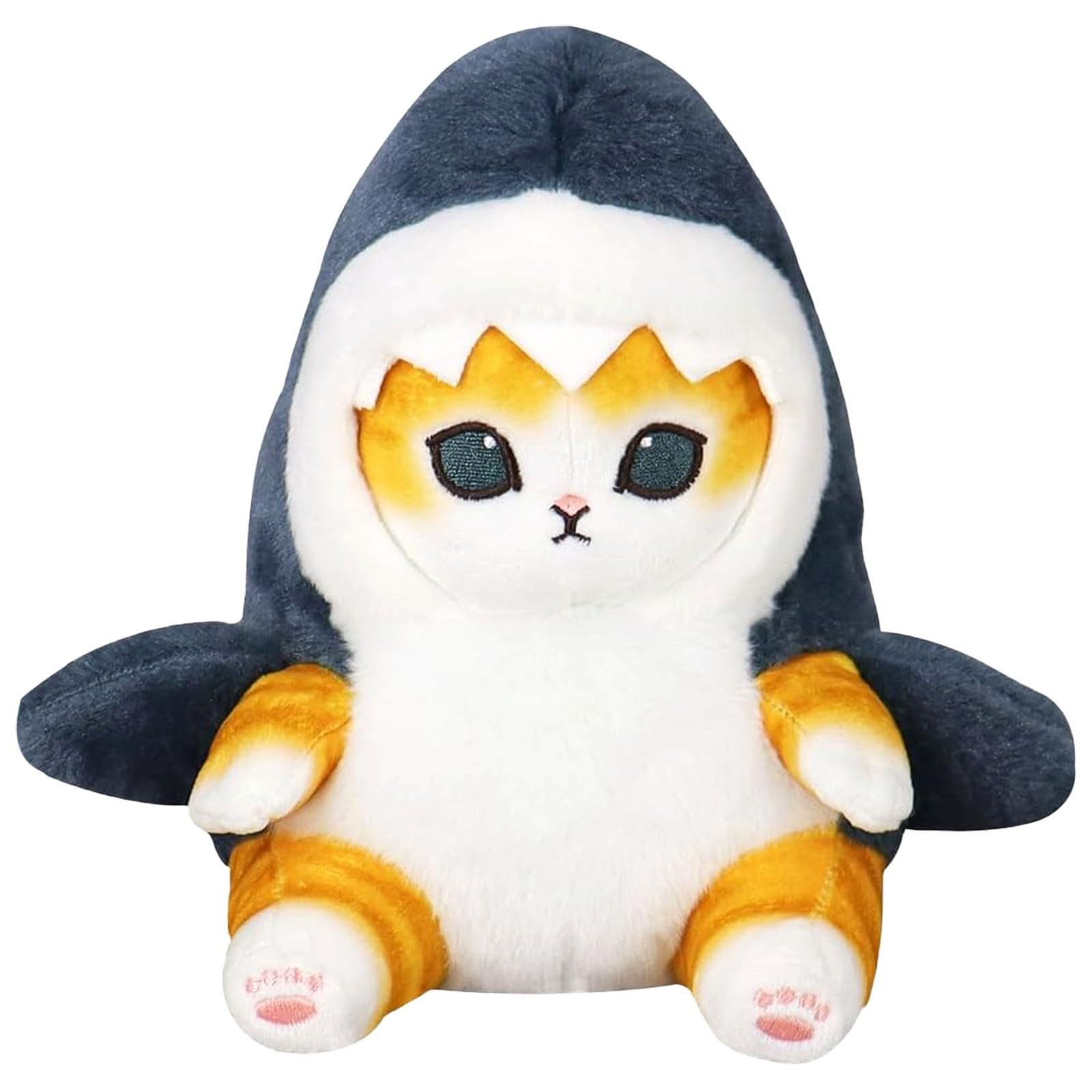 Poupée en peluche chat requin mignon 22cm doudou kawai fille