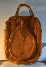 1970s LEATHER Mustard Yellow Orange SHOULDER ...