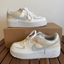 Nike Air Force 1 Shadow Sail Light Silver Citron US Women 9/UK 6.5 DR7883-101
